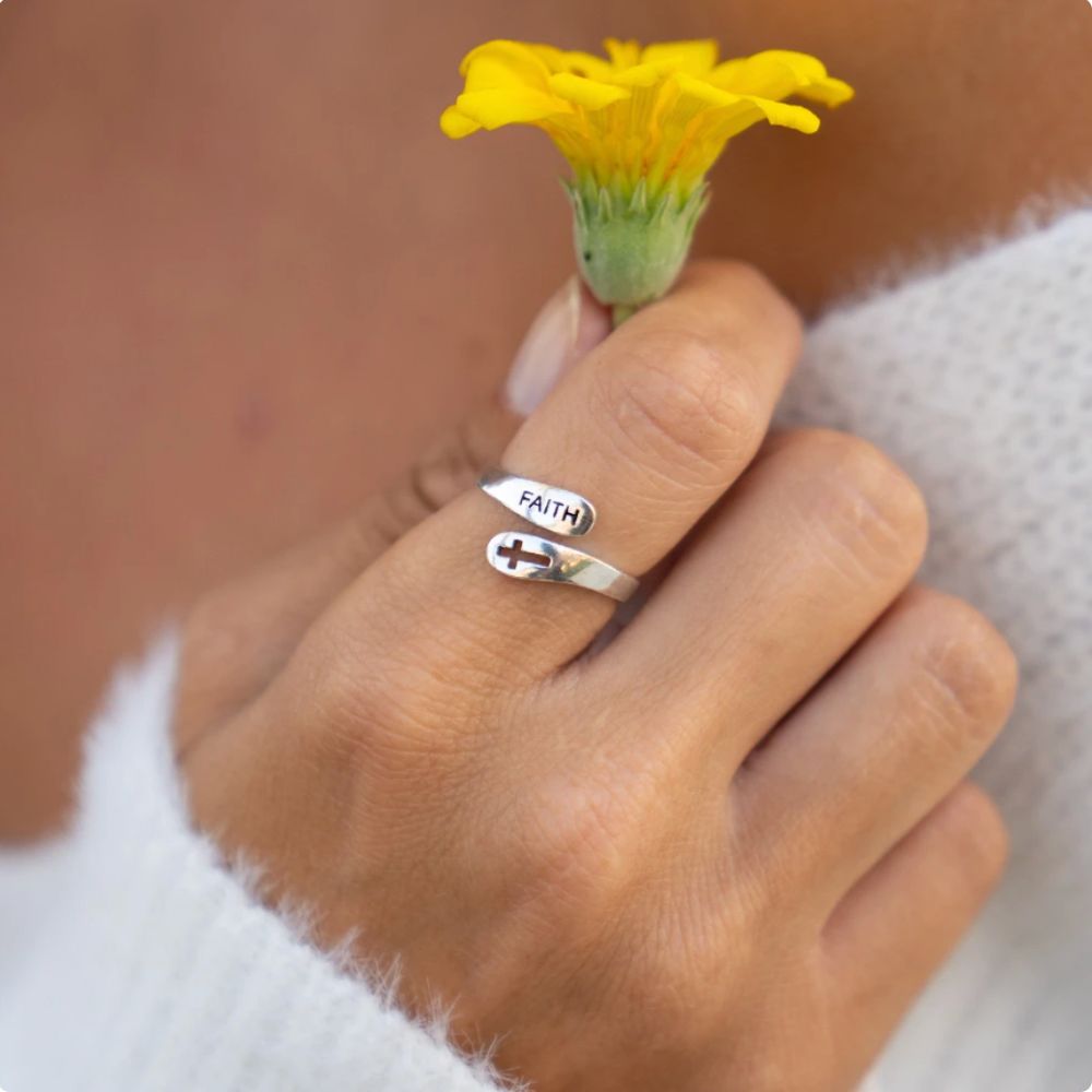 FAITH ADJUSTABLE RING (ADJUSTABLE)