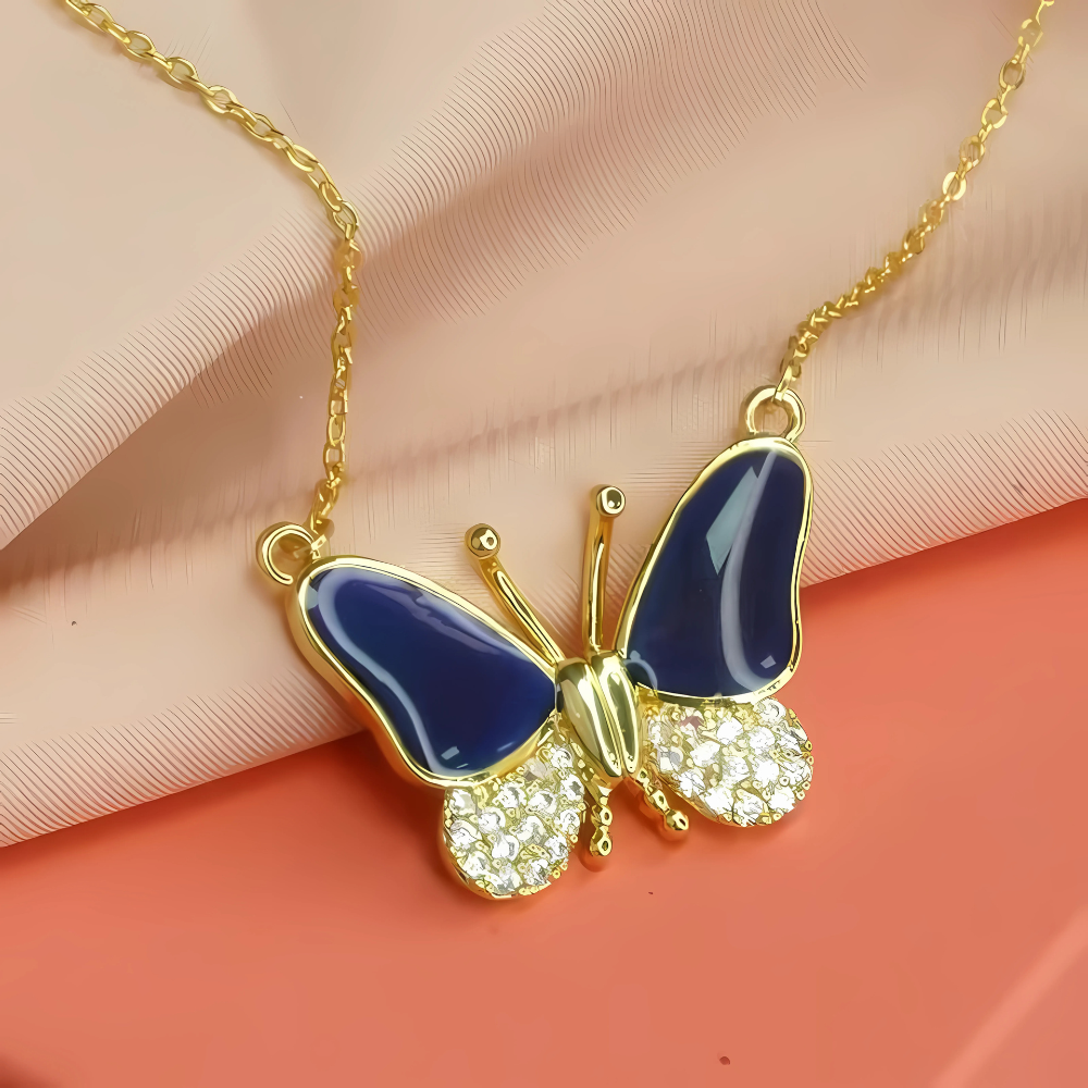COLOR CHANGING BUTTERFLY NECKLACE