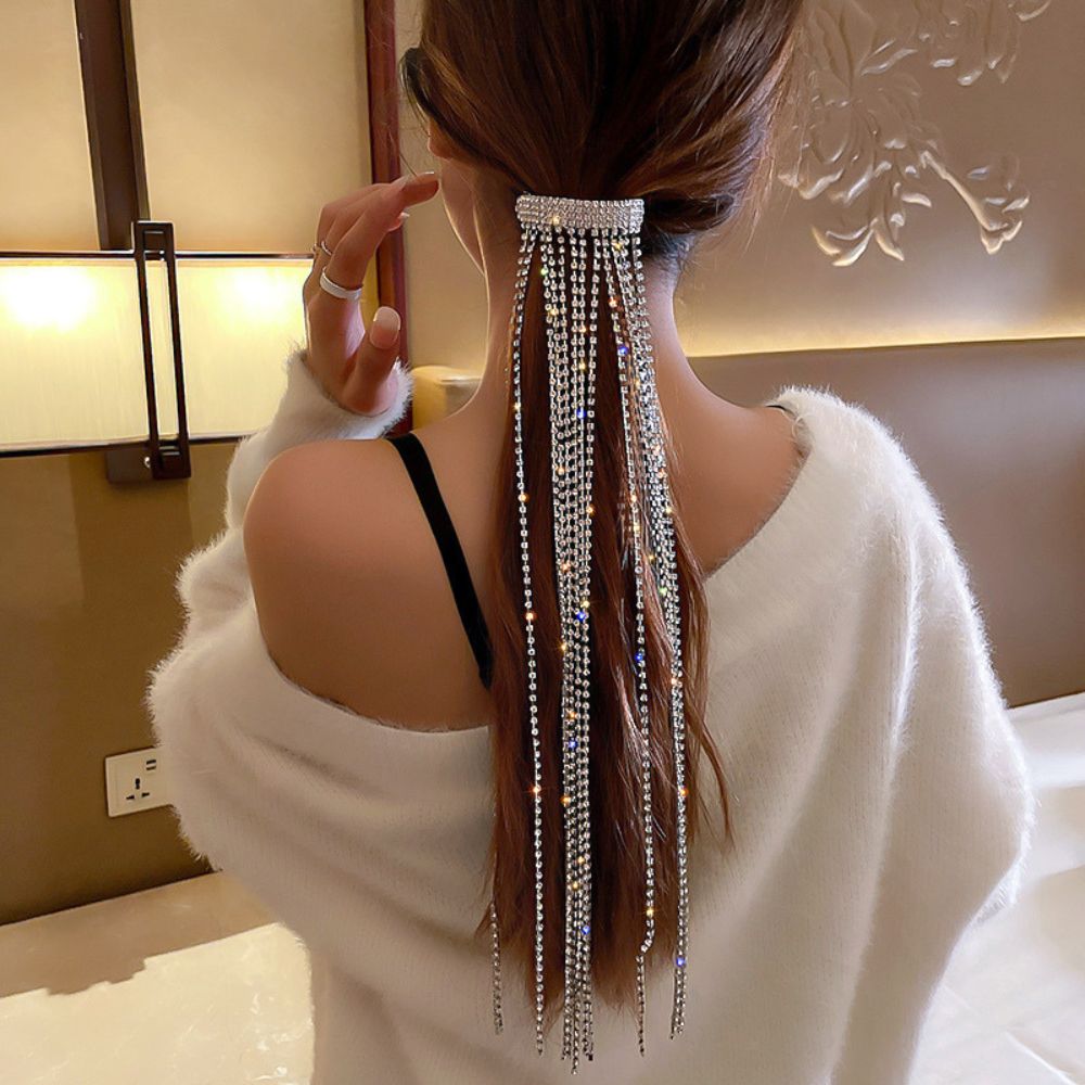 RHINESTONE HAIR TASSEL
