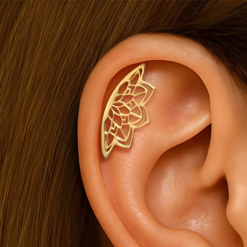 MANDALA HELIX EARRING