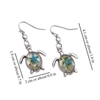 SEA TURTLE EARRINGS (PAIR)