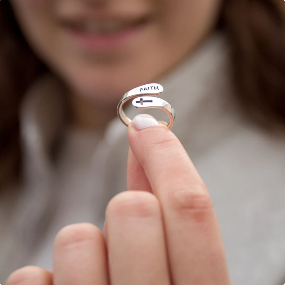 FAITH ADJUSTABLE RING (ADJUSTABLE)