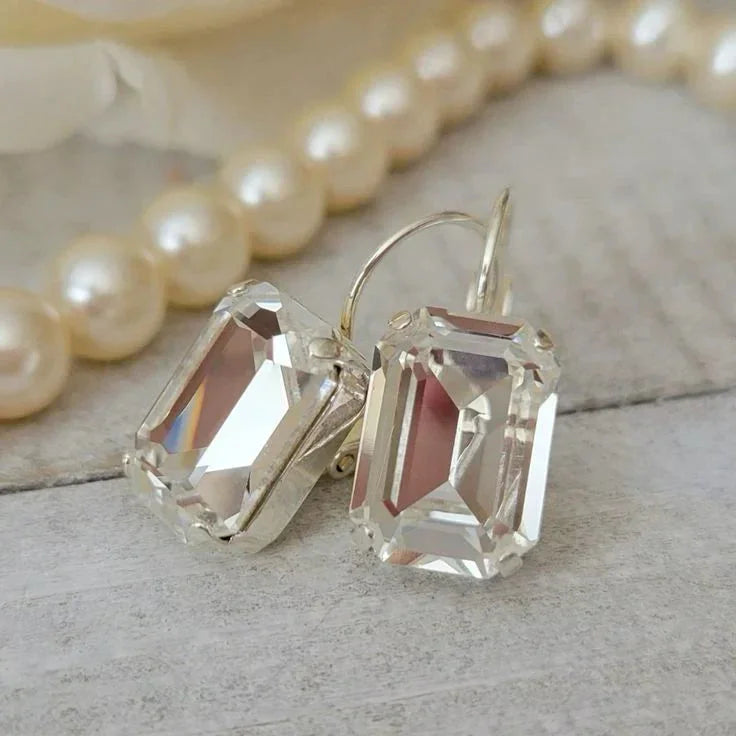 Vintage White Earrings