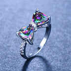 DEEP BLUE BOW RING