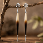 PORCUPINE QUILL EARRINGS (PAIR)