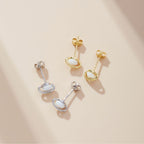 WHITE OPAL EARRINGS