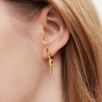BABY CROCODILE EARRINGS (PAIR)