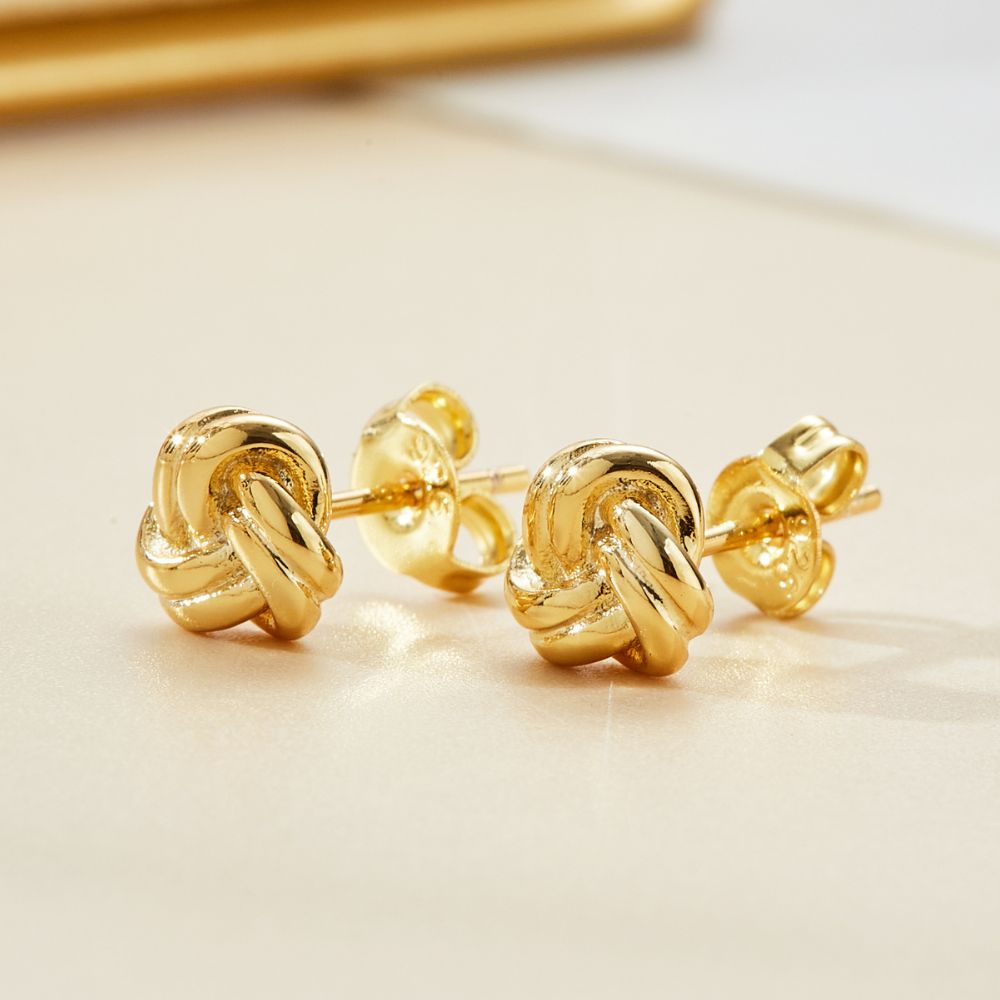 DAINTY KNOTS EARRINGS (PAIR)
