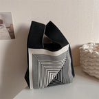 CHIC CROCHET TOTE BAG