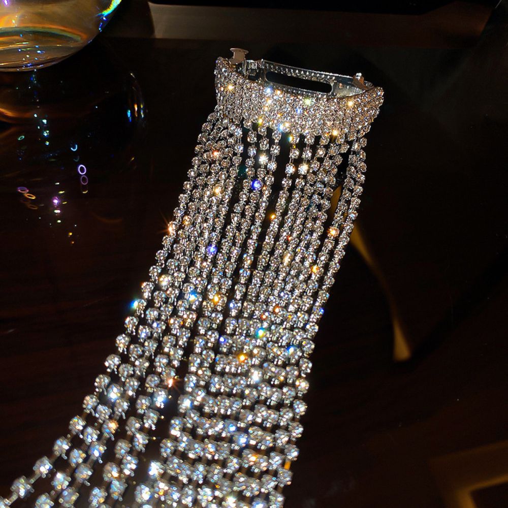 RHINESTONE HAIR TASSEL