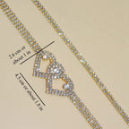 SPARKLING HEART ANKLET