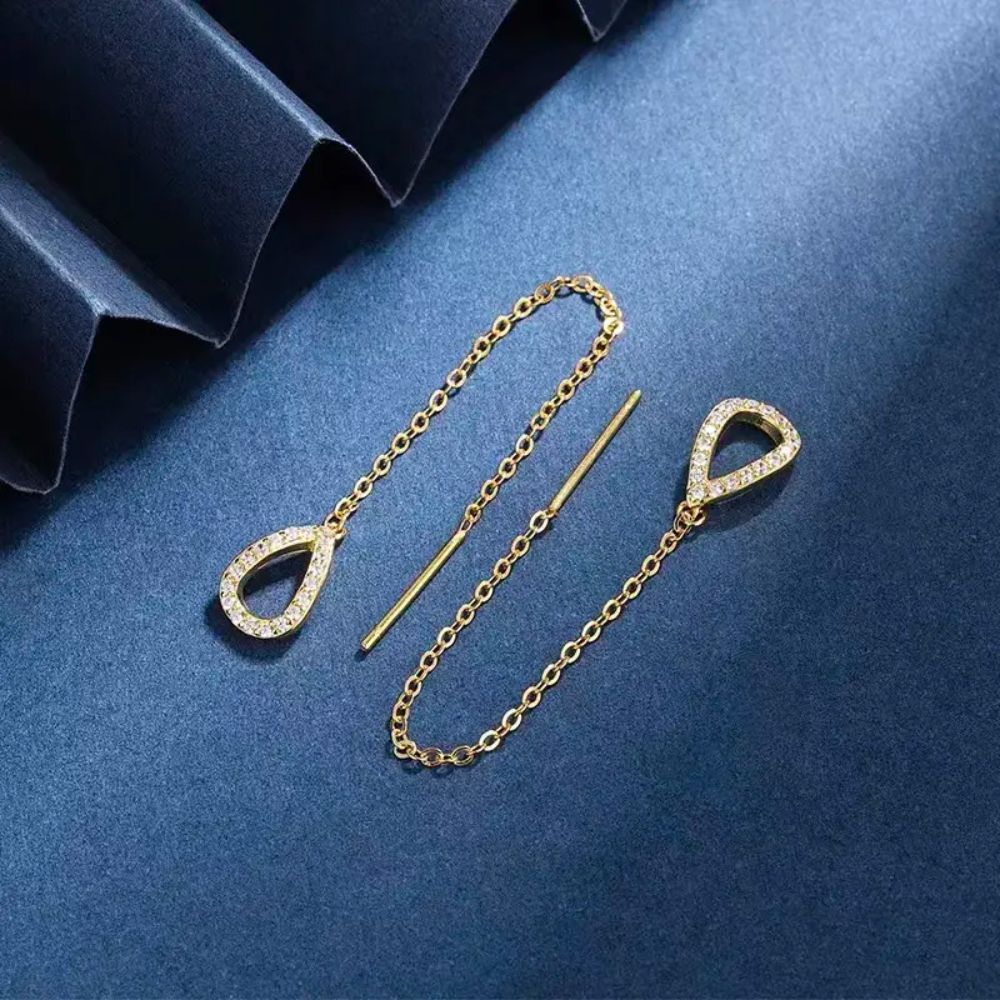 TEARDROP TASSEL EARRINGS (PAIR)