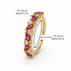 MARQUISE TENNIS RING (ADJUSTABLE)