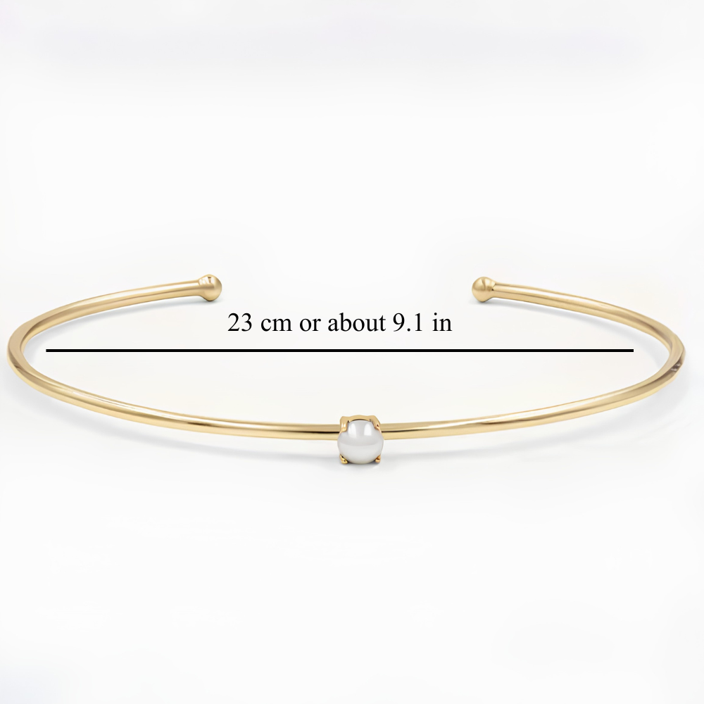 PEARL CUFF BRACELET (ADJUSTABLE)