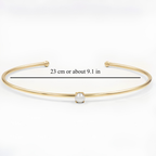 PEARL CUFF BRACELET (ADJUSTABLE)