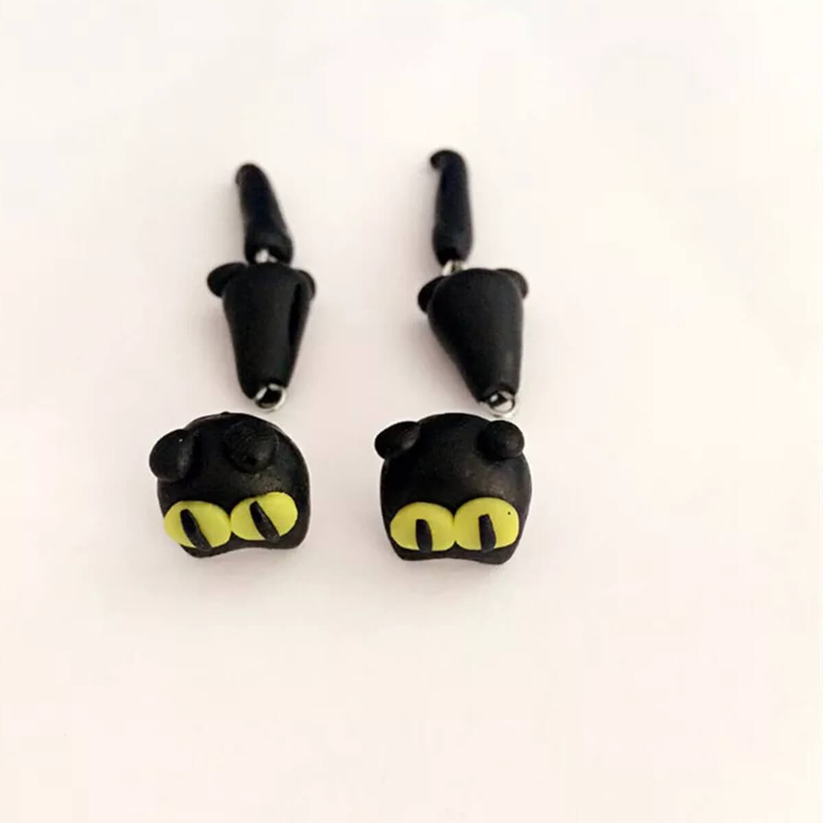 HANDMADE CAT EARRINGS (PAIR)