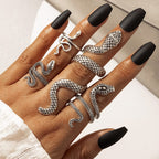 SERPENT RINGS (SET OF 4 - ADJUSTABLE)