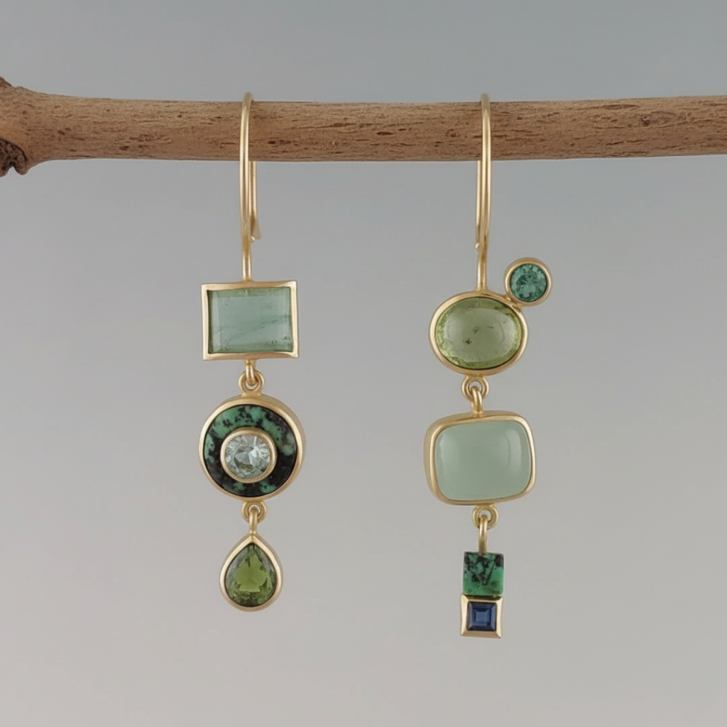 Vintage Green Earrings