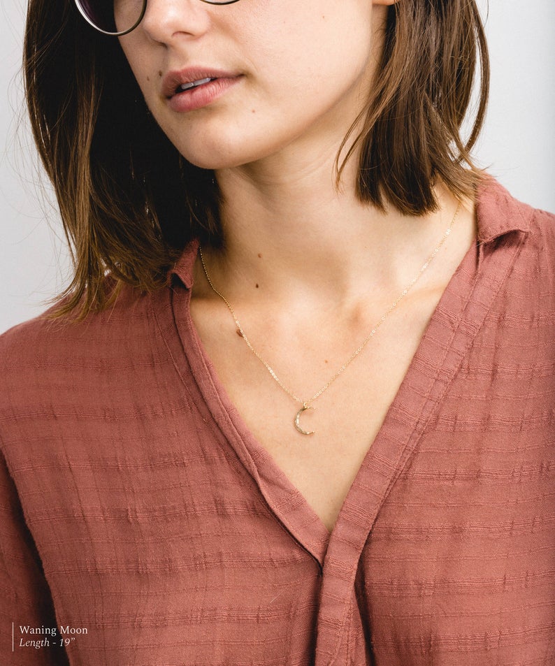 MOON PHASE NECKLACE