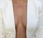 CRYSTAL BODY CHAIN (ADJUSTABLE)