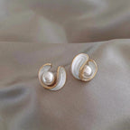 Classic Pearl Stud Earrings