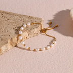 Elegant Pearl and Bracelet