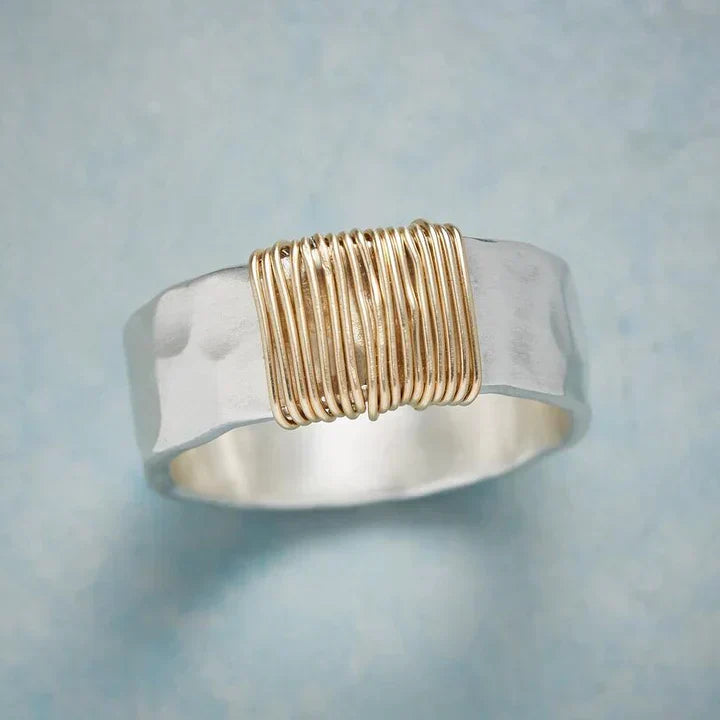 Vintage Gold Silver Ring