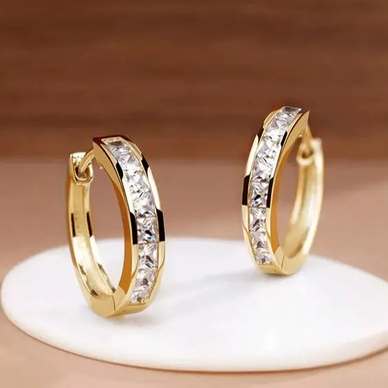 Luxe Earrings with Crystals