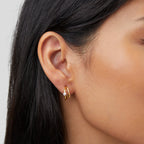 Artie Crystal Gold Earrings