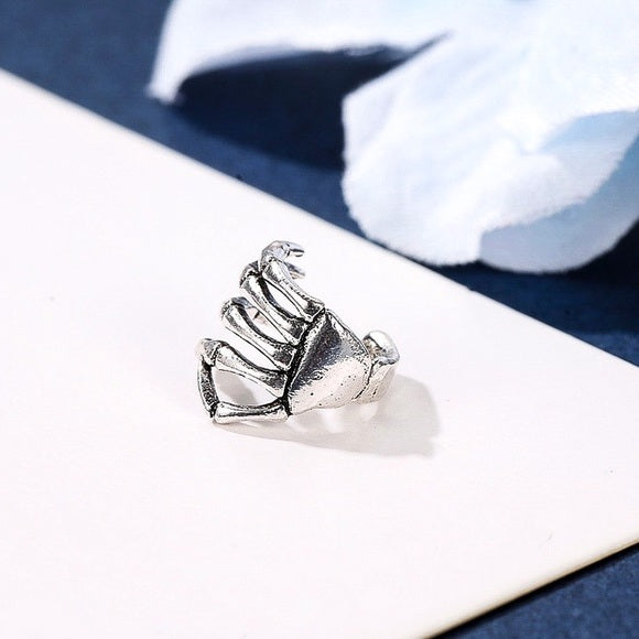 CHIC SKELETON HAND EAR CUFFS (PAIR)