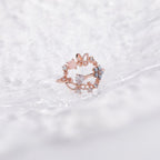 PINK OPAL BUTTERFLY RING (ADJUSTABLE)