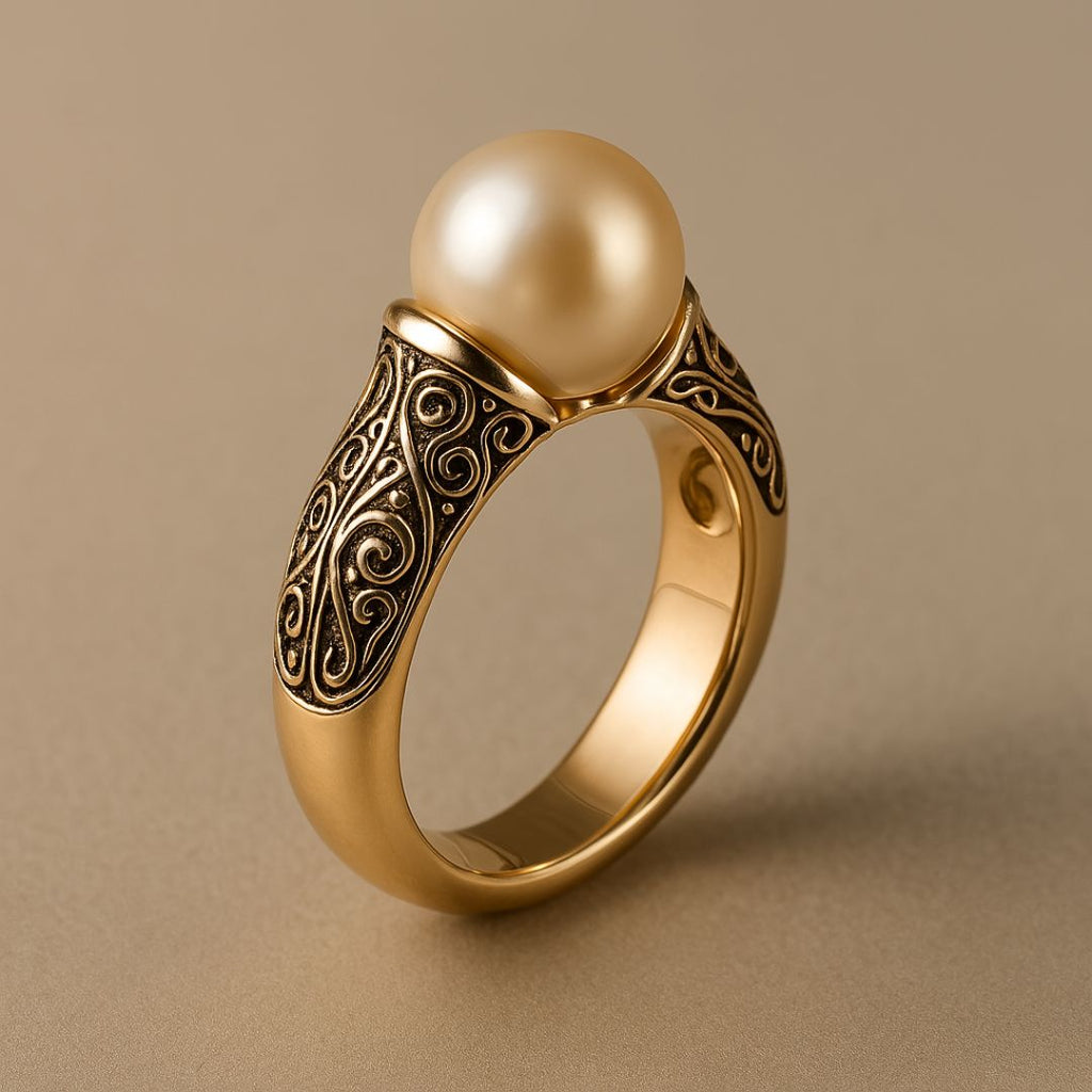 Timeless Vintage Pearl Ring