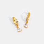 Premium Crystal Gold Earrings